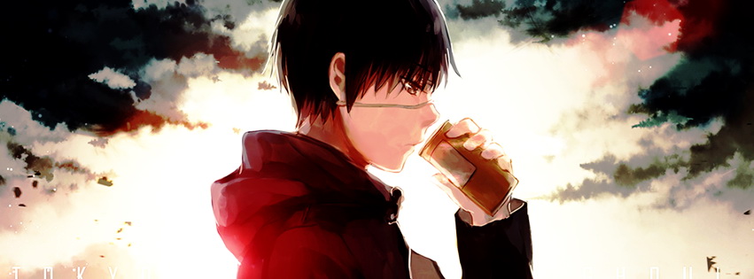 Couverture Facebook Tokyo Ghoul 08 851x315
