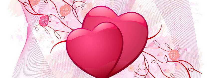 Couverture Facebook amour st valentin 18 851x315