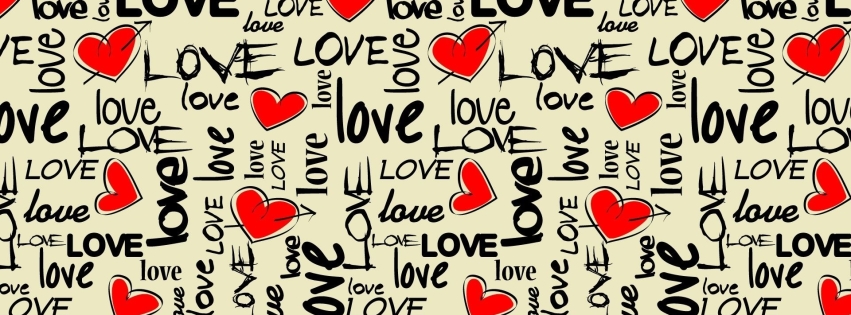 Couverture Facebook amour st valentin 44 851x315